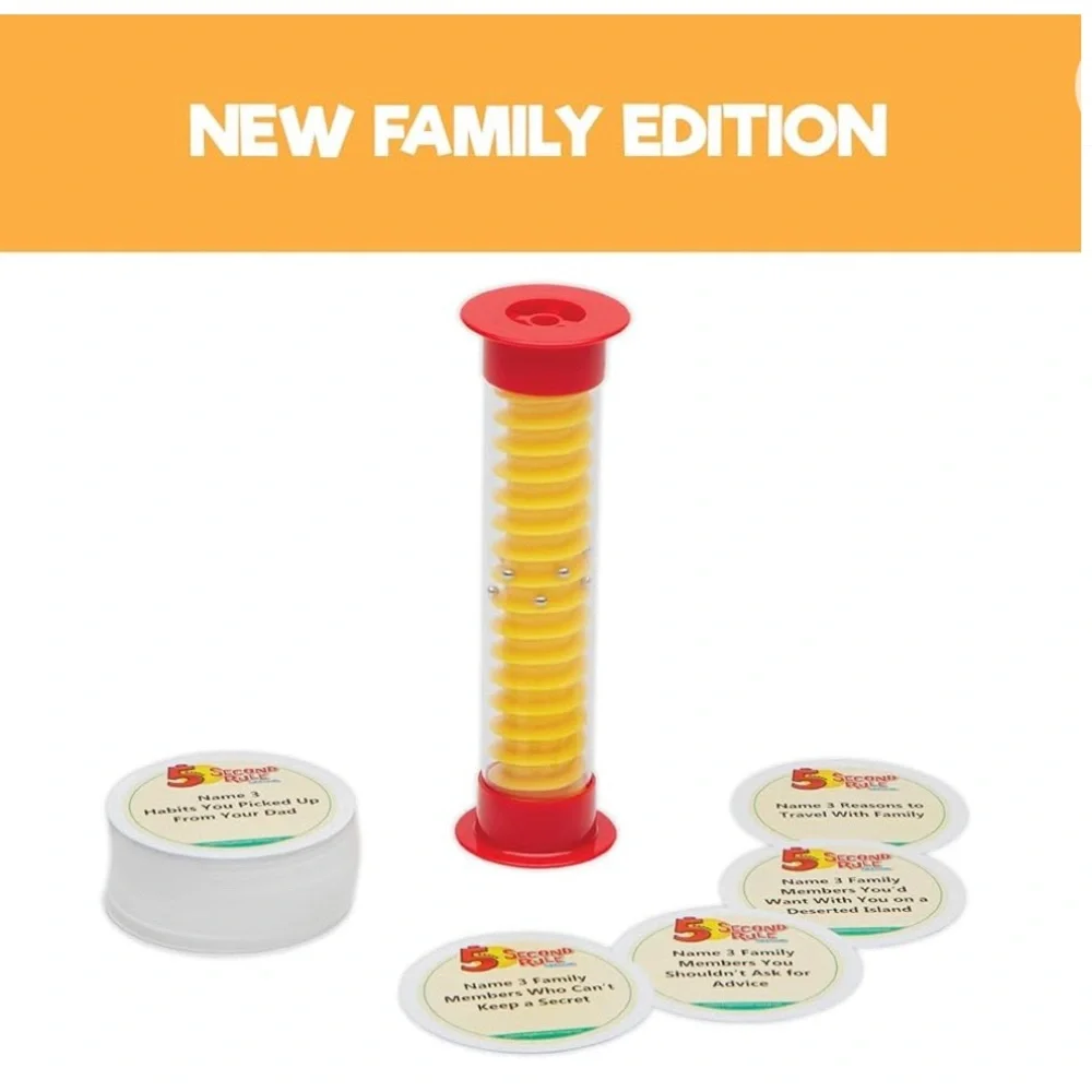 5 Second Rule Game Family Edition (Mini Tube)
